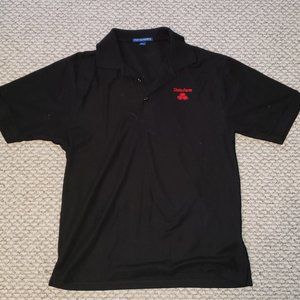 State Farm Port Authority Black Polo Shirt - M